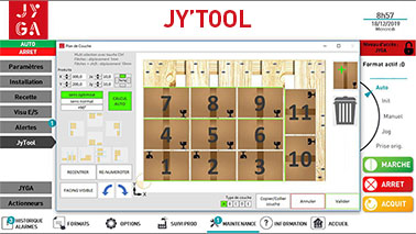 Plan de palettisation JY'TOOL