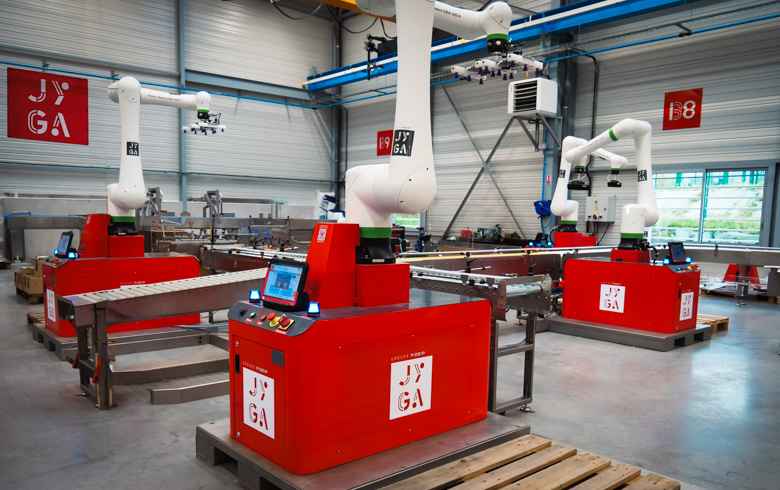 Robot palettiseur collaboratif