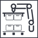 Pictogramme palettisation robotisée