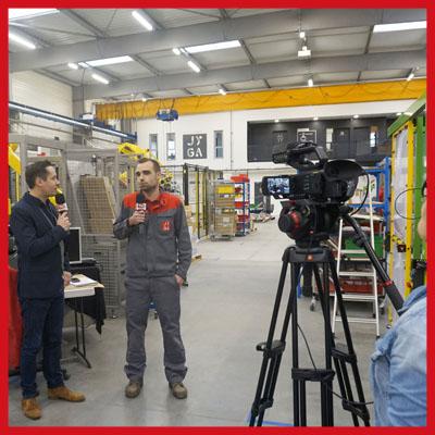 Tournage Le Tour des Communes chez JYGA