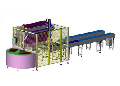 plan de machine pour le démoulage de pâtisseries