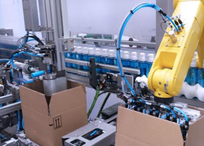 Encaissage des flacons cosmétiques 