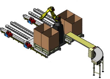 plan 3d emboxage de sachets de pâtes