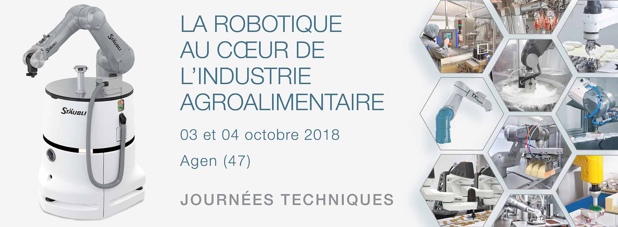 Bannière Journées Techniques Stäubli 2018