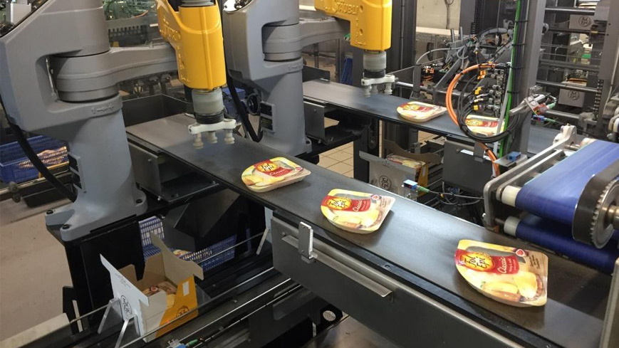 Encaissage Wrap de barquettes de Fromage - JYGA