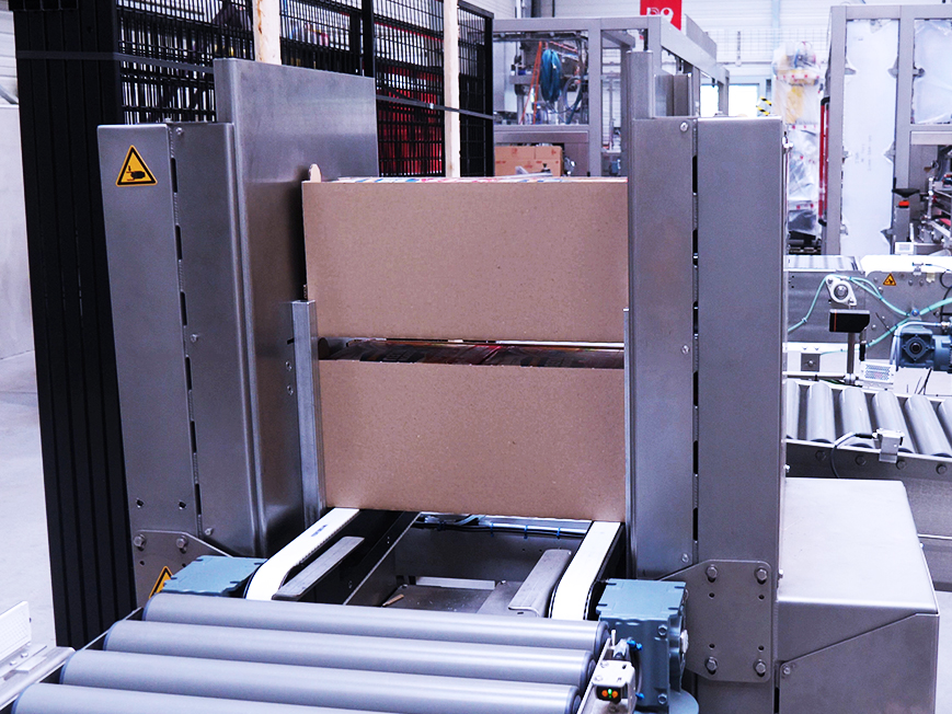 Encaisseuse wrap multiformat - JYGA - empilage caisse