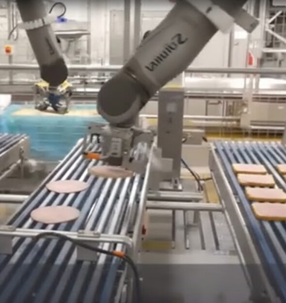Chargement robotisé d'une ligne sandwich | Jyga
