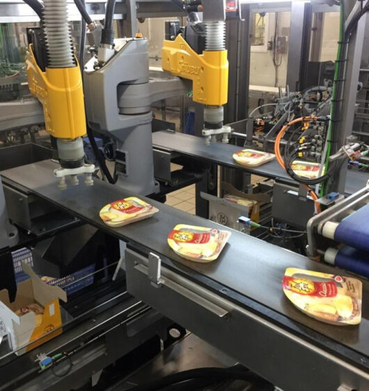 Encaissage Wrap de barquettes de Fromage - JYGA