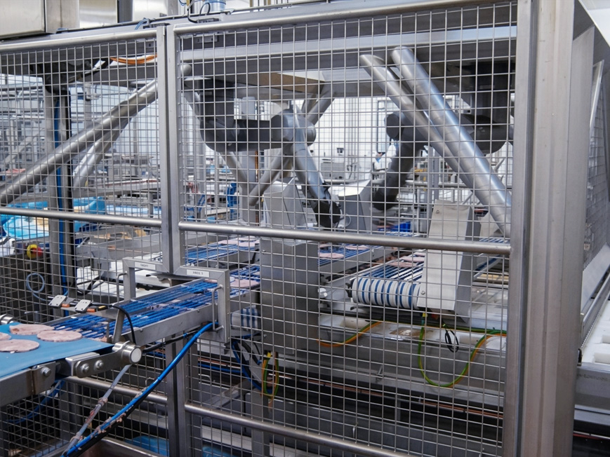 Chargement de thermoformeuse - vue globale