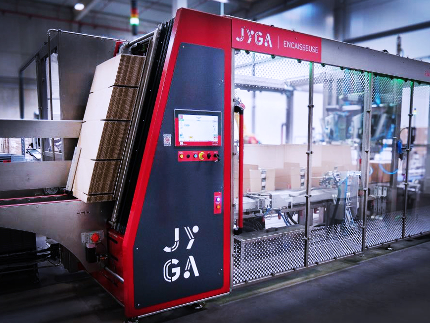 Encaisseuse caisse trottoirs JYGA - Vue globale