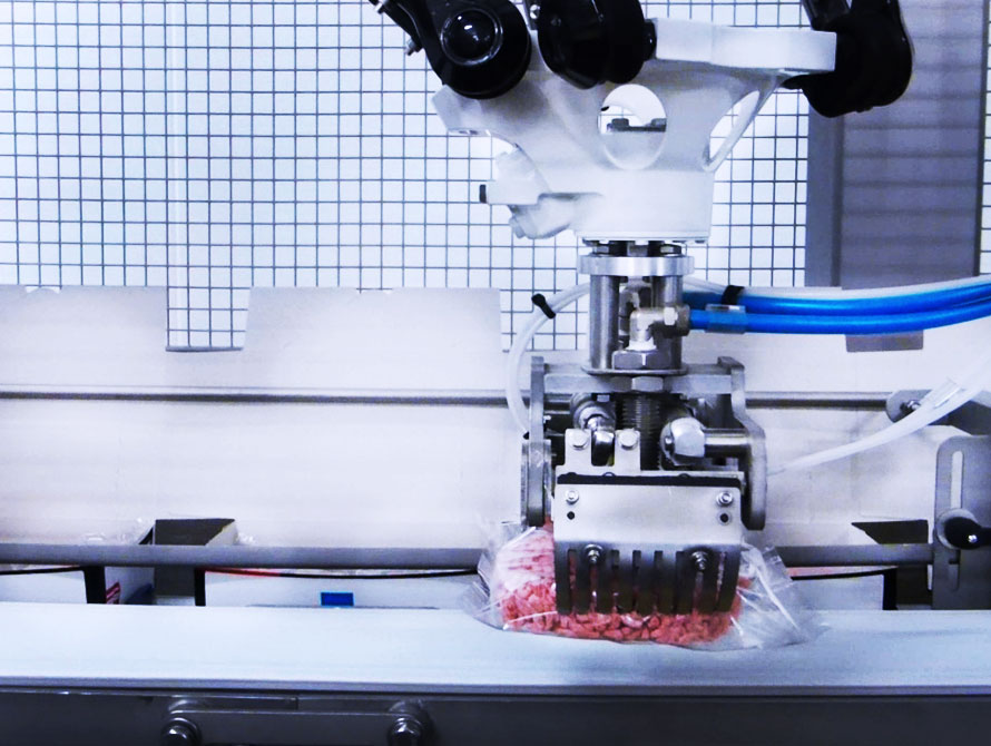 Encaisseuse robot delta - prise produits - JYGA