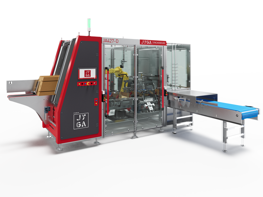 Encaisseuse wrap en caisse ouverte - JYGA