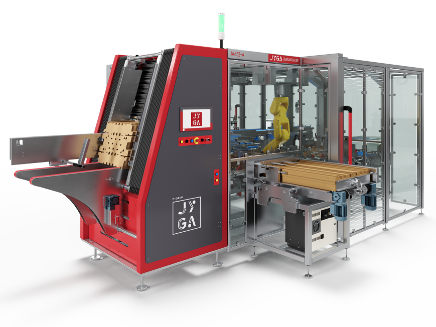 Encaisseuse wrap mise en caisse automatique - JYGA