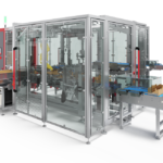 Encaisseuse wrap mise en caisse automatique - sortie caisses - JYGA