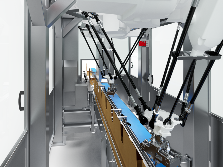 Etuyeuse Topload avec robot delta - JYGA